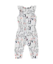 Mothercare Grey Bunny Jumpsuit
