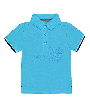 Mothercare Blue Future Polo Shirt