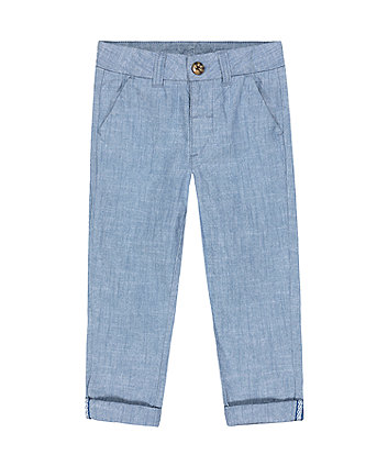 Mothercare Chambray Chino Trousers