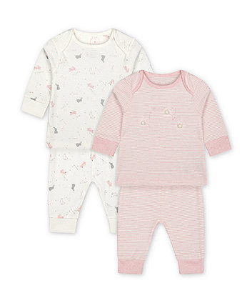 Mothercare My First Bunny Pyjamas - 2 Pack