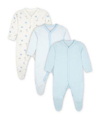 mothercare baby boy sleepsuits