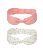 Mothercare White And Pink Bow Headbands - 2 Pack