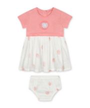 Mothercare Pink Spot Twofer Dress