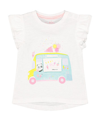 Mothercare Ice Cream Van Lift-The-Flap T-Shirt