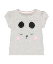 Mothercare Grey Panda T-Shirt
