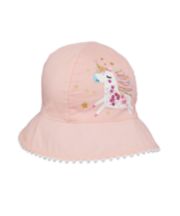 Mothercare Pink Unicorn Sun Hat