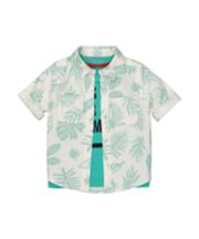Mothercare Palm-Print Shirt And T-Shirt Set