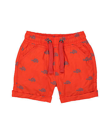 Mothercare Turtle Embroidered Shorts