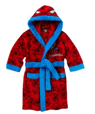 Spiderman Robe   dressing gowns   Mothercare