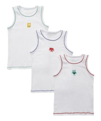 Mothercare Alien Vests – 3 Pack   vests   Mothercare