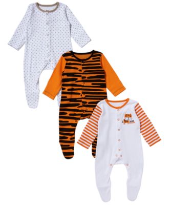 Mothercare Tiger Sleepsuit – 3 Pack   sleepsuits   Mothercare