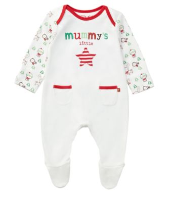 Mothercare Mummy Christmas All In One   all in ones   Mothercare