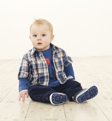 Mothercare Roll Up Check Shirt   tops & t shirts   Mothercare