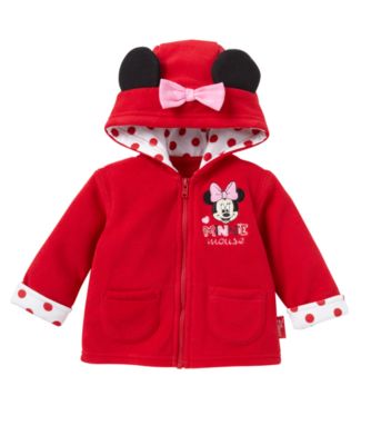 Minnie Mouse Fleece Jacket   jumpers & cardigans   Mothercare