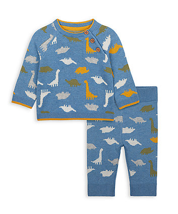 Mothercare Dinosaur Knitted Set