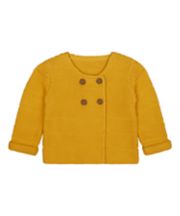 Mothercare Yellow Knitted Cardigan