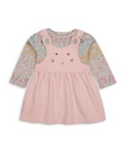 Mothercare Little Mouse Pinny Dress And Bodysuit Set