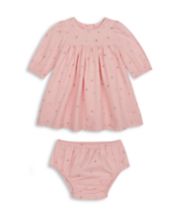 Mothercare Pink Floral Dress And Knickers