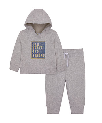 Mothercare Brave Glow-In-The-Dark Hoody And Jogger Set