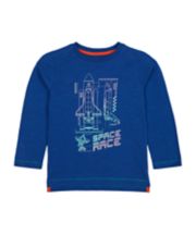 Mothercare Space Race Glow-In-The-Dark T-Shirt