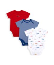 Mothercare Beep Beep Bodysuits - 3 Pack