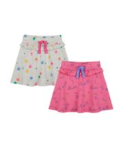 Mothercare Girl Power Jersey Skirts - 2 Pack