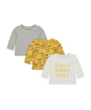 Mothercare Happy T-Shirts - 3 Pack