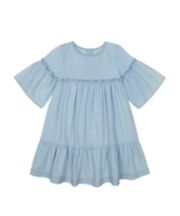 Mothercare Chambray Tiered Dress