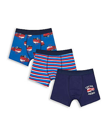 Mothercare Fire Engine Trunk Briefs - 3 Pack