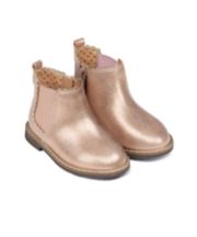 Mothercare First Walker Rose-Gold Chelsea Boots