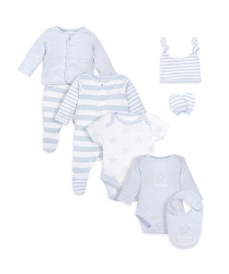 Mothercare Blue 8 Piece Newborn Gift Set - co-ordinated sets - Mothercare