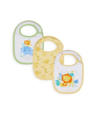 Mothercare Newborn Dribbler Sleepy Safari 3-Pack
