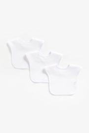 Mothercare Waffle/Terry Reversible Bibs - 3 Pack