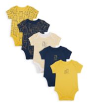 Mothercare Mummy And Daddy Bear Bodysuits - 5 Pack