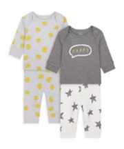 Mothercare Happy Stars And Spots Pyjamas - 2 Pack