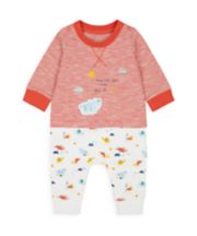 Mothercare Rhino Mock Top And Leggings All In One