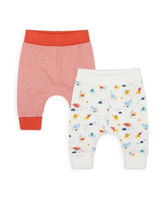 Mothercare NB Boys Dino Joggers - 2 Pack