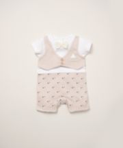 Mothercare Waistcoat And Bow Tie Romper