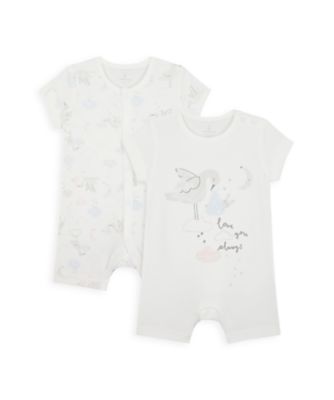 Mothercare Unisex Special Delivery Rompers - 2 Pack