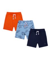 Mothercare Dino Shorts - 3 Pack