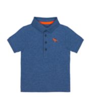 Mothercare Blue Dino Polo Shirt