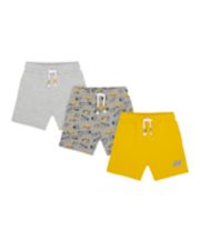 Mothercare Construction Shorts - 3 Pack