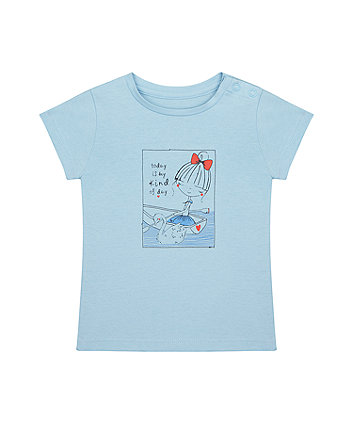 Mothercare Blue Girl T-Shirt