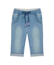 Mothercare Embroidered Denim Trousers