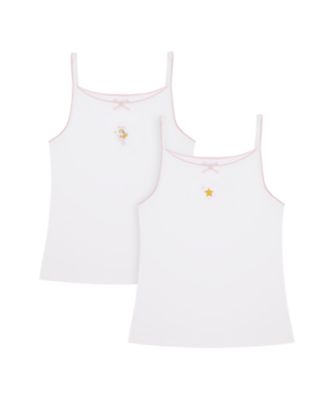 Mothercare Girls Fairy White Cami Top - 2 Pack