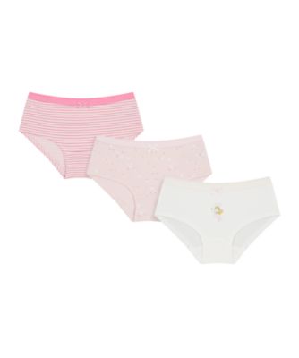 Mothercare Girls Fairy Hipsters - 3 Pack