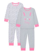 Mothercare Bunny Pyjamas - 2 Pack