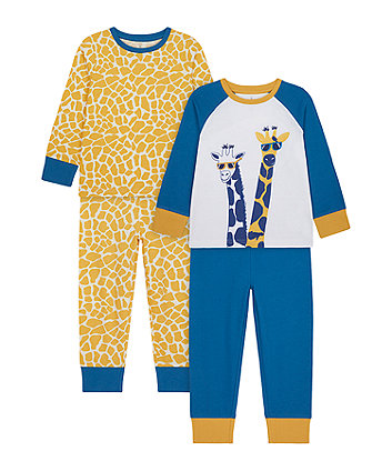 Mothercare Long Day Pyjamas - 2 Pack