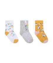 Mothercare Novelty Bunny Socks With Slip-Resist Soles - 3 Pack