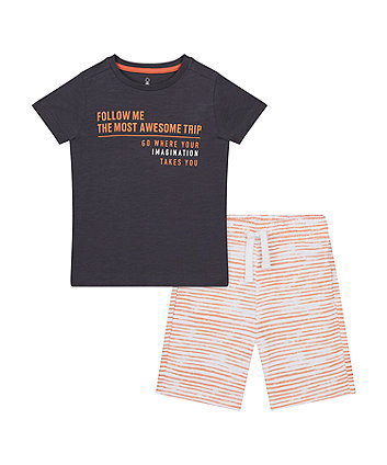 Mothercare Awesome Trip T-Shirt And Shorts Set